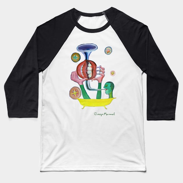 Trumpeter Baseball T-Shirt by diegomanuel